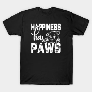 Happiness has paws T-Shirt